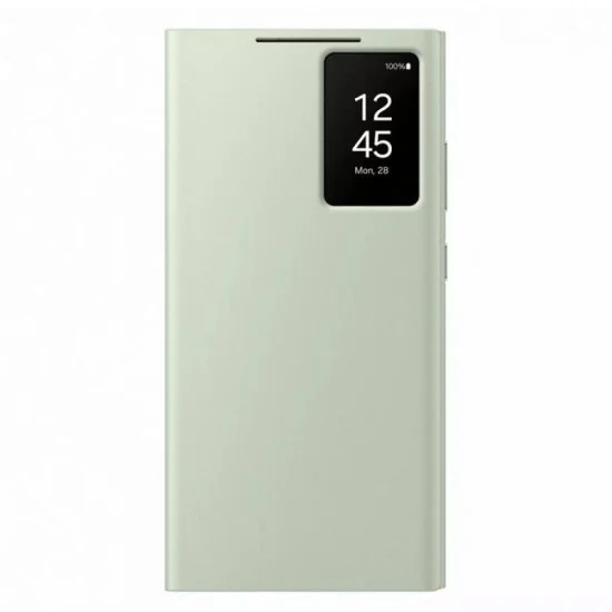 Cover Samsung S24 Ultra Smart View Case - Light Green